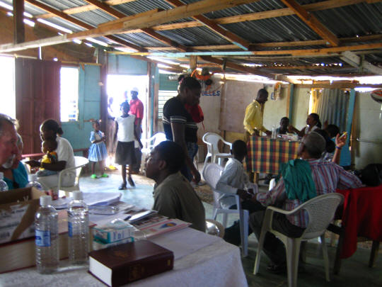 Working in the clinic